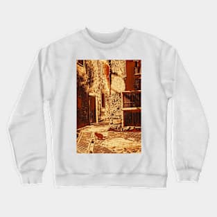 The Ghost Cat of Calascibetta. Sicily 2012 Crewneck Sweatshirt